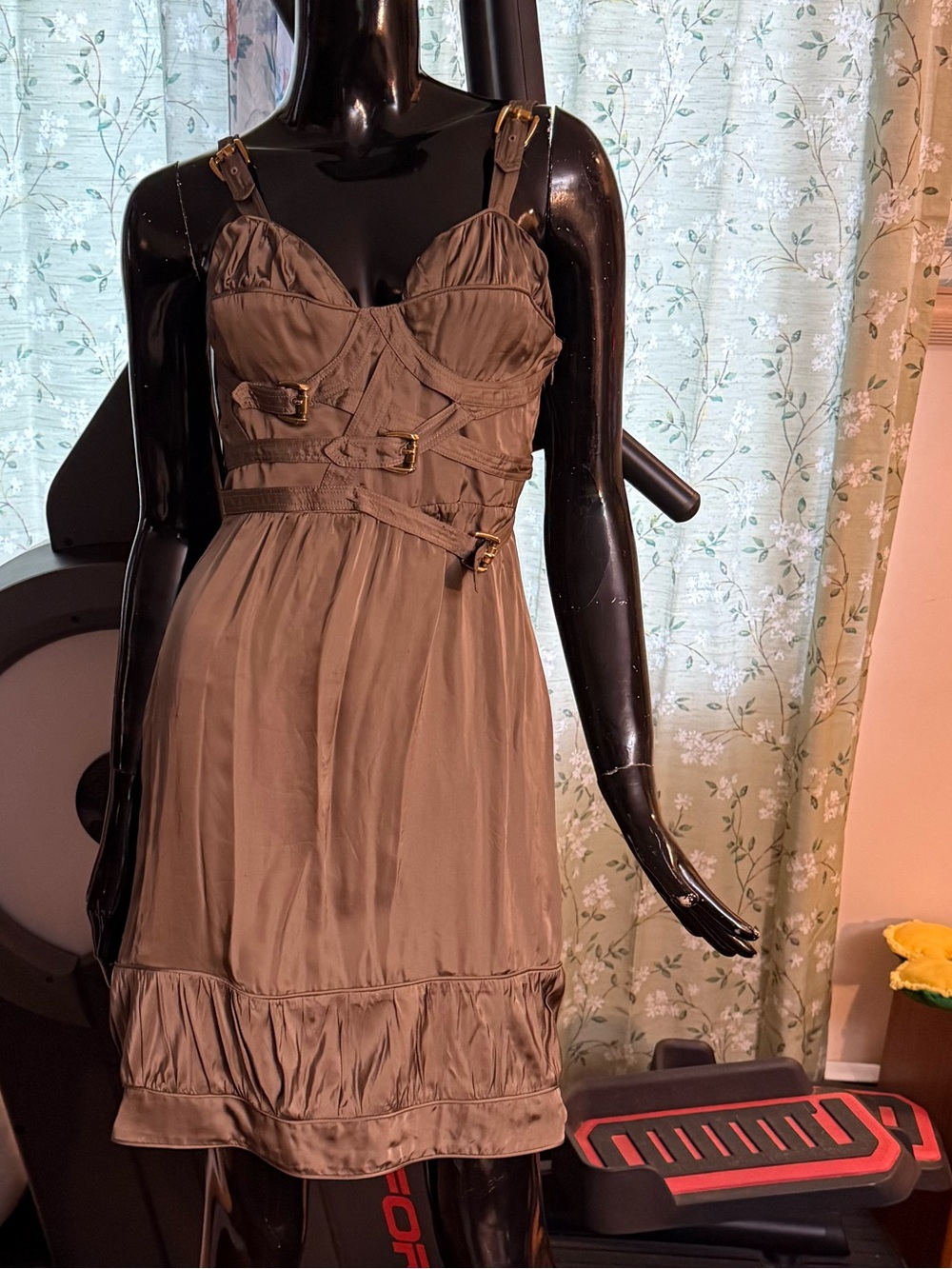 Burberry Mini Dress Made in Italy. SILK 100%